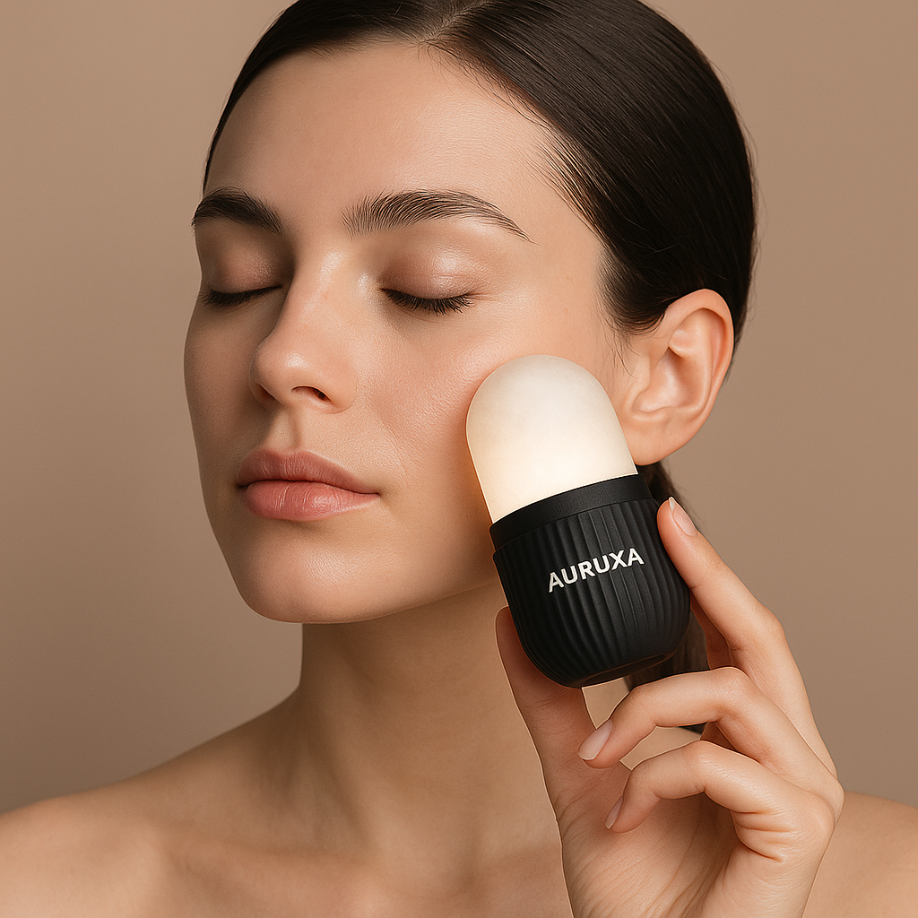 Auruxa™ Ice Face Roller – Refresh, Soothe & Glow